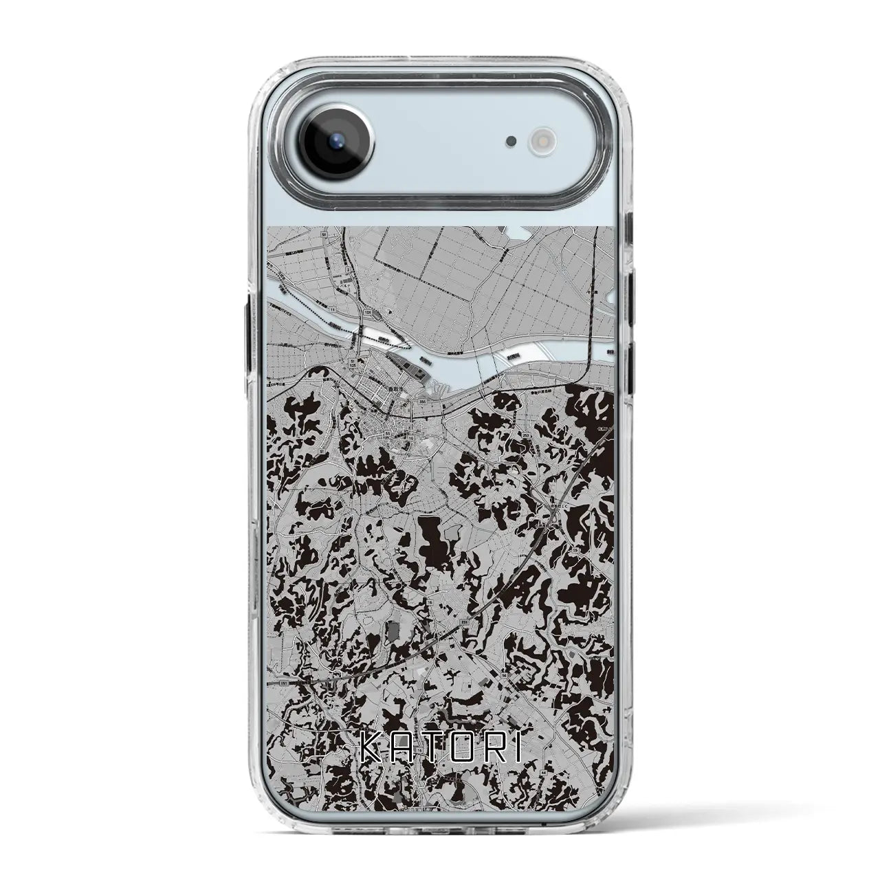 【香取（千葉県）】地図柄iPhoneケース（MagSafeタイプ）