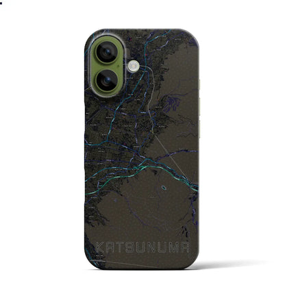 【勝沼（山梨県）】地図柄iPhoneケース（バックカバータイプ）