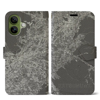 【勝沼（山梨県）】地図柄iPhoneケース（手帳タイプ）