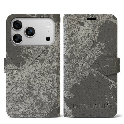 【勝沼（山梨県）】地図柄iPhoneケース（手帳タイプ）