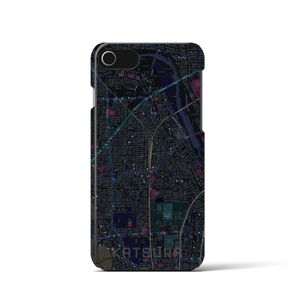 【桂（京都府）】地図柄iPhoneケース（バックカバータイプ）