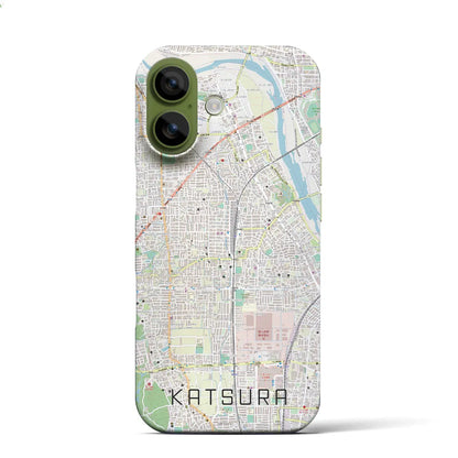 【桂（京都府）】地図柄iPhoneケース（バックカバータイプ）