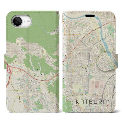 【桂（京都府）】地図柄iPhoneケース（手帳タイプ）