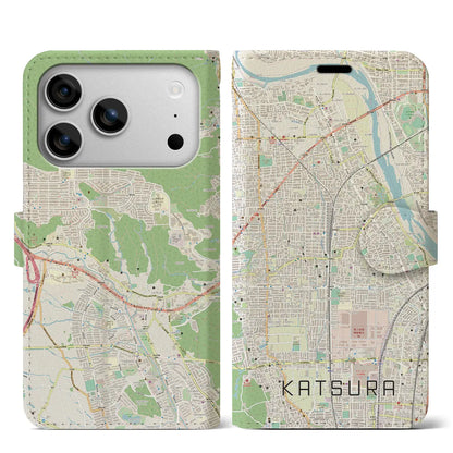 【桂（京都府）】地図柄iPhoneケース（手帳タイプ）