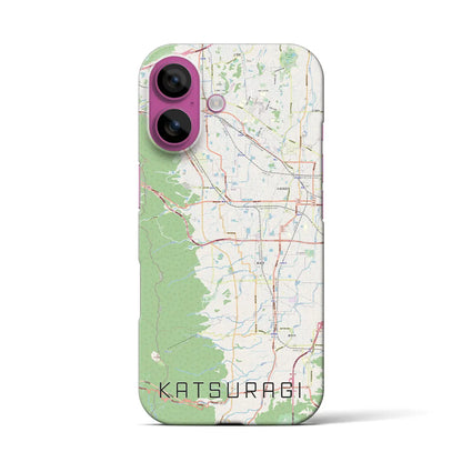 【葛城（奈良県）】地図柄iPhoneケース（バックカバータイプ）