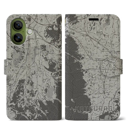 【葛城（奈良県）】地図柄iPhoneケース（手帳タイプ）