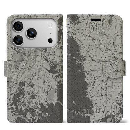 【葛城（奈良県）】地図柄iPhoneケース（手帳タイプ）