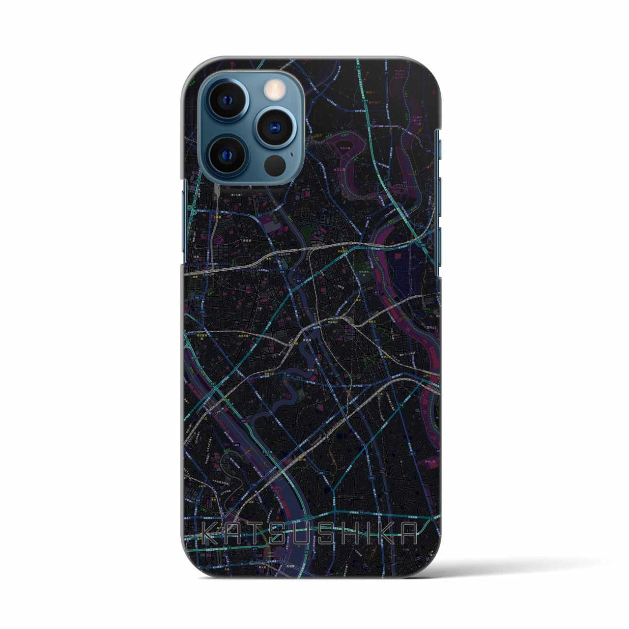 【葛飾（東京都）】地図柄iPhoneケース（バックカバータイプ）