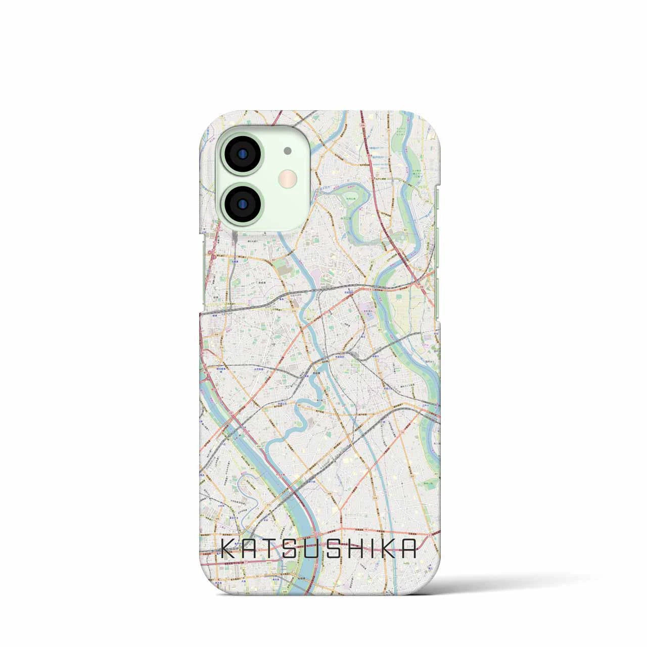 【葛飾（東京都）】地図柄iPhoneケース（バックカバータイプ）