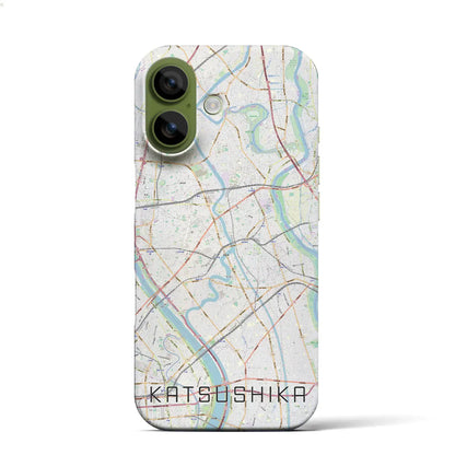 【葛飾（東京都）】地図柄iPhoneケース（バックカバータイプ）