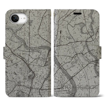 【葛飾（東京都）】地図柄iPhoneケース（手帳タイプ）