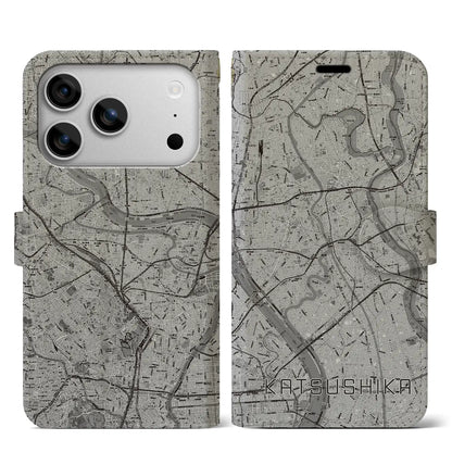 【葛飾（東京都）】地図柄iPhoneケース（手帳タイプ）