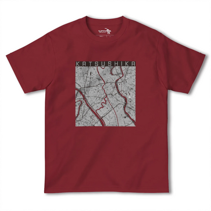 【葛飾（東京都）】地図柄ヘビーウェイトTシャツ