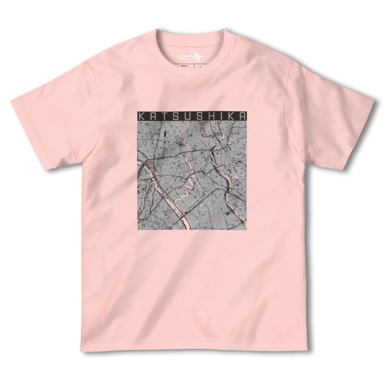 【葛飾（東京都）】地図柄ヘビーウェイトTシャツ