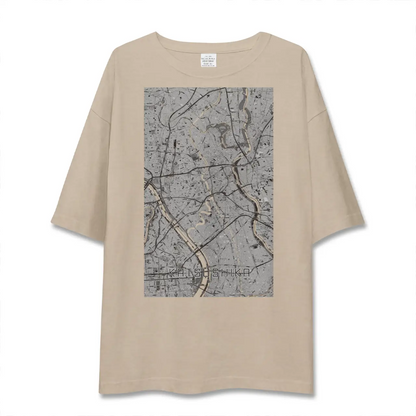 【葛飾（東京都）】地図柄ビッグシルエットTシャツ