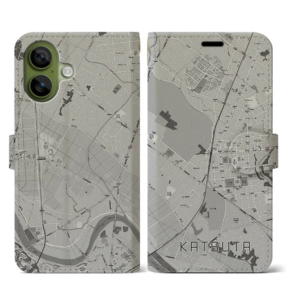 【勝田（茨城県）】地図柄iPhoneケース（手帳タイプ）