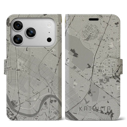 【勝田（茨城県）】地図柄iPhoneケース（手帳タイプ）