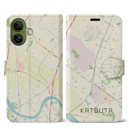 【勝田（茨城県）】地図柄iPhoneケース（手帳タイプ）