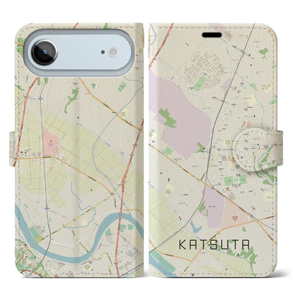 【勝田（茨城県）】地図柄iPhoneケース（手帳タイプ）