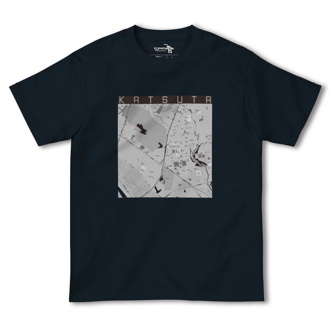 【勝田(茨城県)】地図柄ヘビーウェイトTシャツ