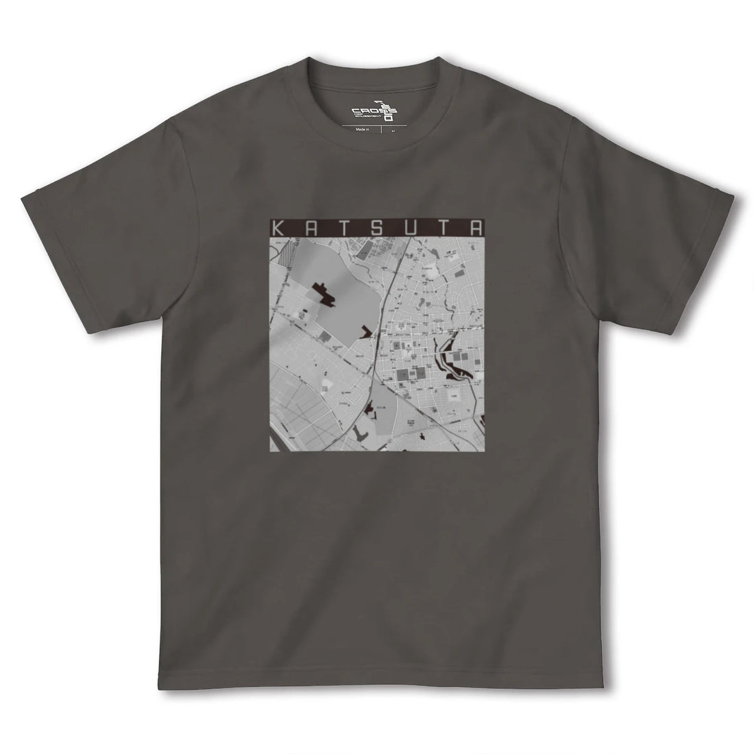 【勝田(茨城県)】地図柄ヘビーウェイトTシャツ