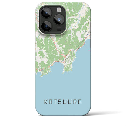 【勝浦（千葉県）】地図柄iPhoneケース（バックカバータイプ）