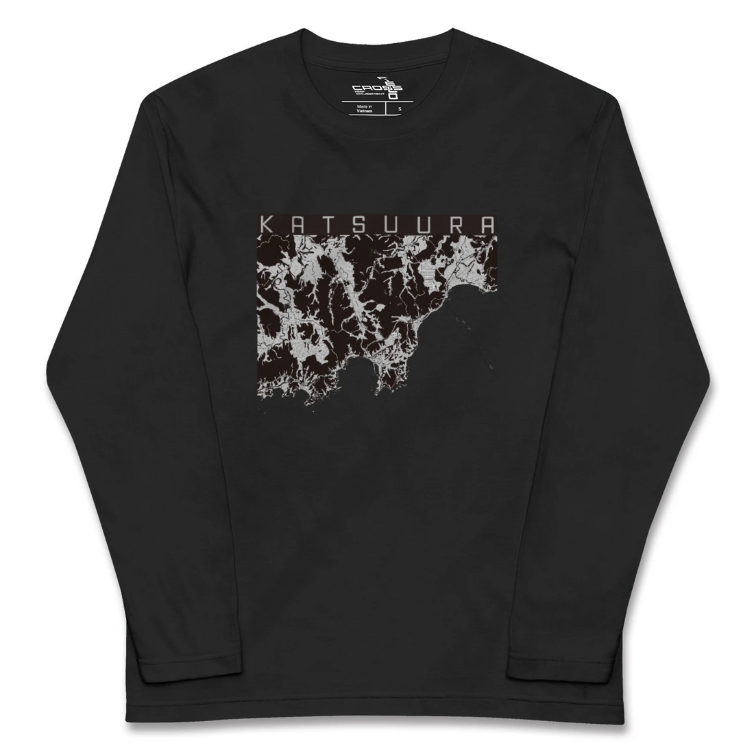 【勝浦（千葉県）】地図柄ロングスリーブTシャツ