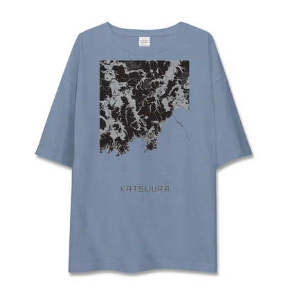 【勝浦（千葉県）】地図柄ビッグシルエットTシャツ