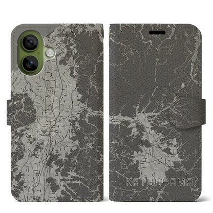 【勝山（福井県）】地図柄iPhoneケース（手帳タイプ）