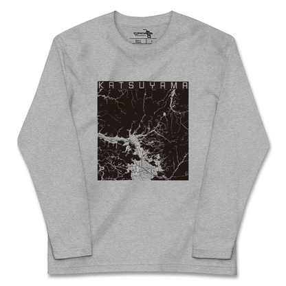 【勝山（福井県）】地図柄ロングスリーブTシャツ