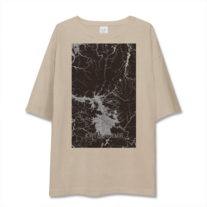 【勝山（福井県）】地図柄ビッグシルエットTシャツ