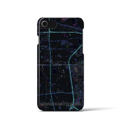 【河内松原（大阪府）】地図柄iPhoneケース（バックカバータイプ）