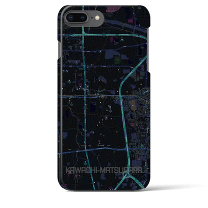 【河内松原（大阪府）】地図柄iPhoneケース（バックカバータイプ）