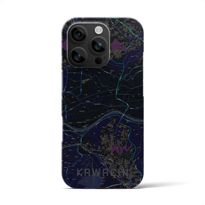 【河内（茨城県）】地図柄iPhoneケース（バックカバータイプ）