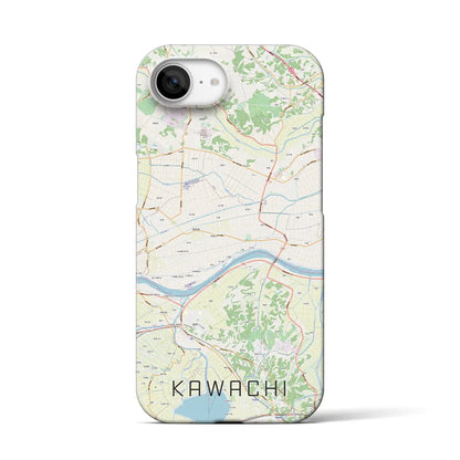 【河内（茨城県）】地図柄iPhoneケース（バックカバータイプ）