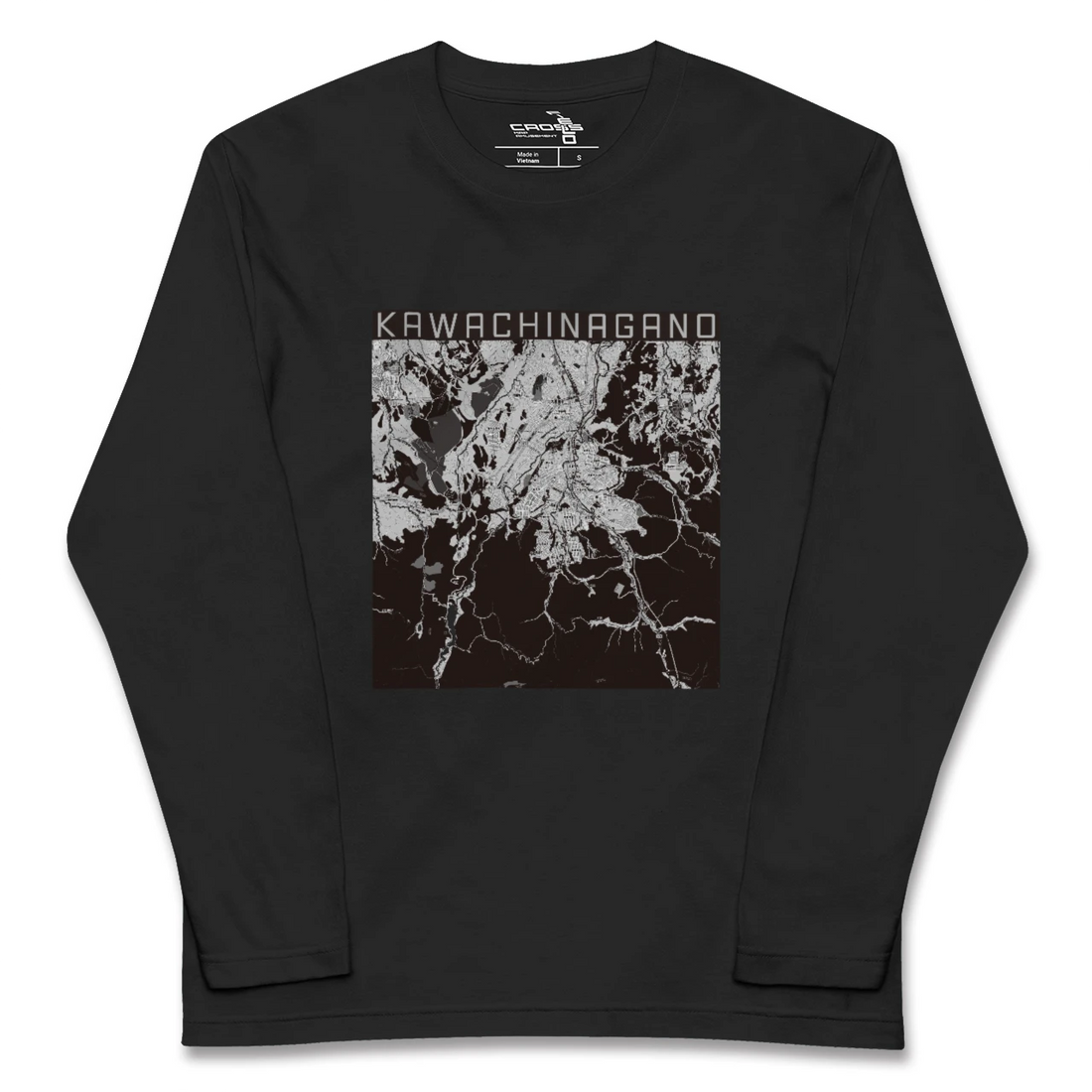 【河内長野(大阪府)】地図柄ロングスリーブTシャツ