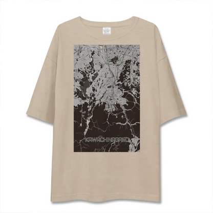 【河内長野（大阪府）】地図柄ビッグシルエットTシャツ
