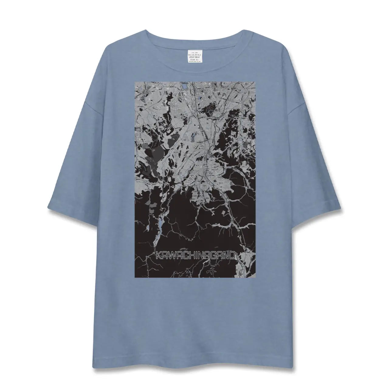 【河内長野（大阪府）】地図柄ビッグシルエットTシャツ
