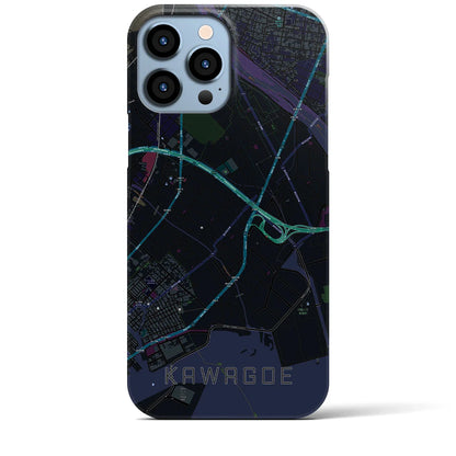 【川越（三重県）】地図柄iPhoneケース（バックカバータイプ）