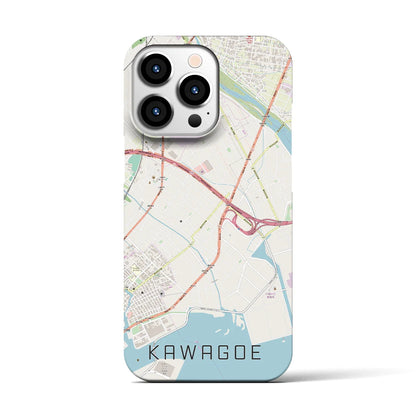 【川越（三重県）】地図柄iPhoneケース（バックカバータイプ）