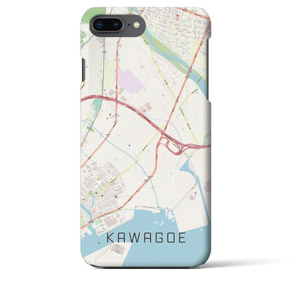 【川越（三重県）】地図柄iPhoneケース（バックカバータイプ）