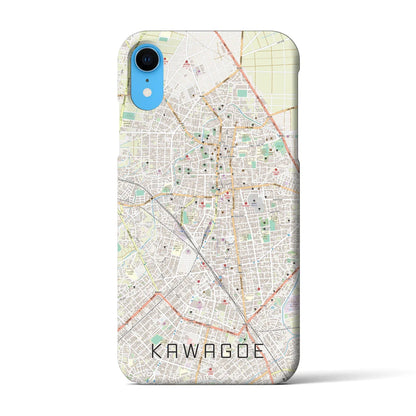 【川越（埼玉県）】地図柄iPhoneケース（バックカバータイプ）