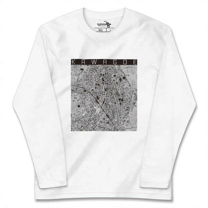 【川越（埼玉県）】地図柄ロングスリーブTシャツ