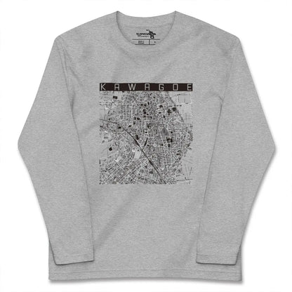 【川越（埼玉県）】地図柄ロングスリーブTシャツ