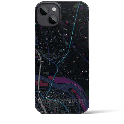 【川口元郷（埼玉県）】地図柄iPhoneケース（バックカバータイプ）