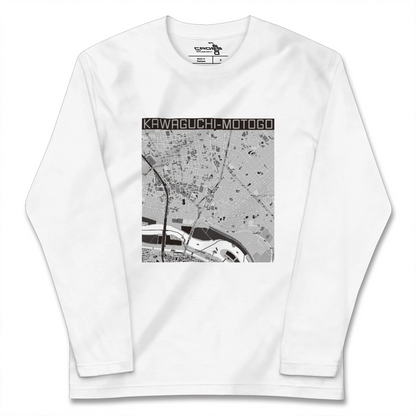 【川口元郷（埼玉県）】地図柄ロングスリーブTシャツ
