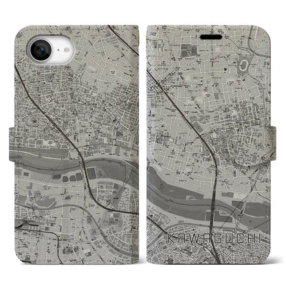【川口（埼玉県）】地図柄iPhoneケース（手帳タイプ）