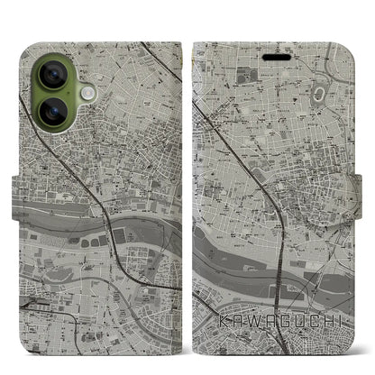 【川口（埼玉県）】地図柄iPhoneケース（手帳タイプ）