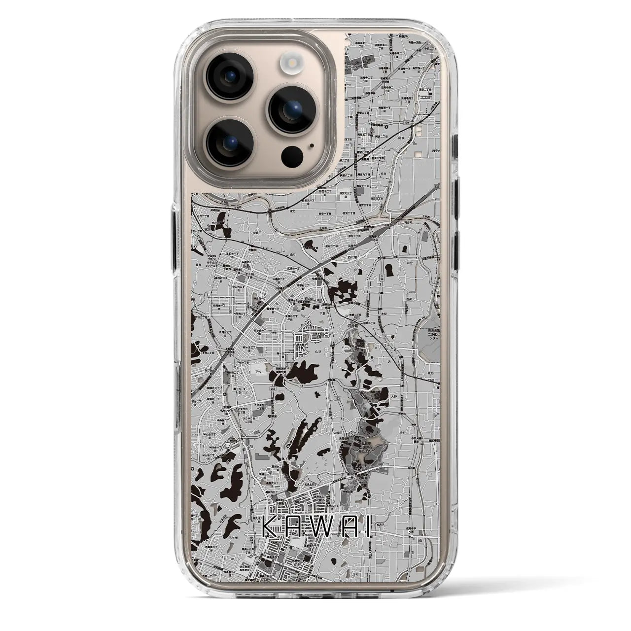 【河合（奈良県）】地図柄iPhoneケース（MagSafeタイプ）