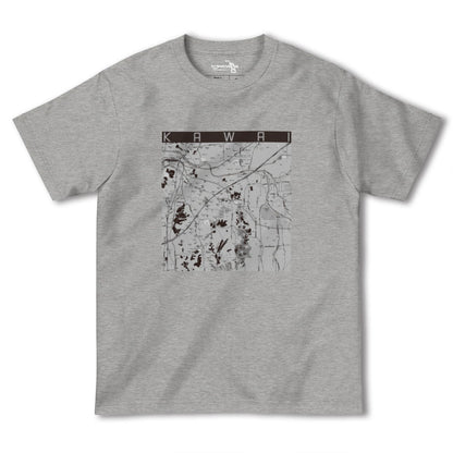 【河合（奈良県）】地図柄ヘビーウェイトTシャツ